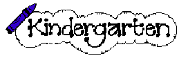 image of word: kindergarten