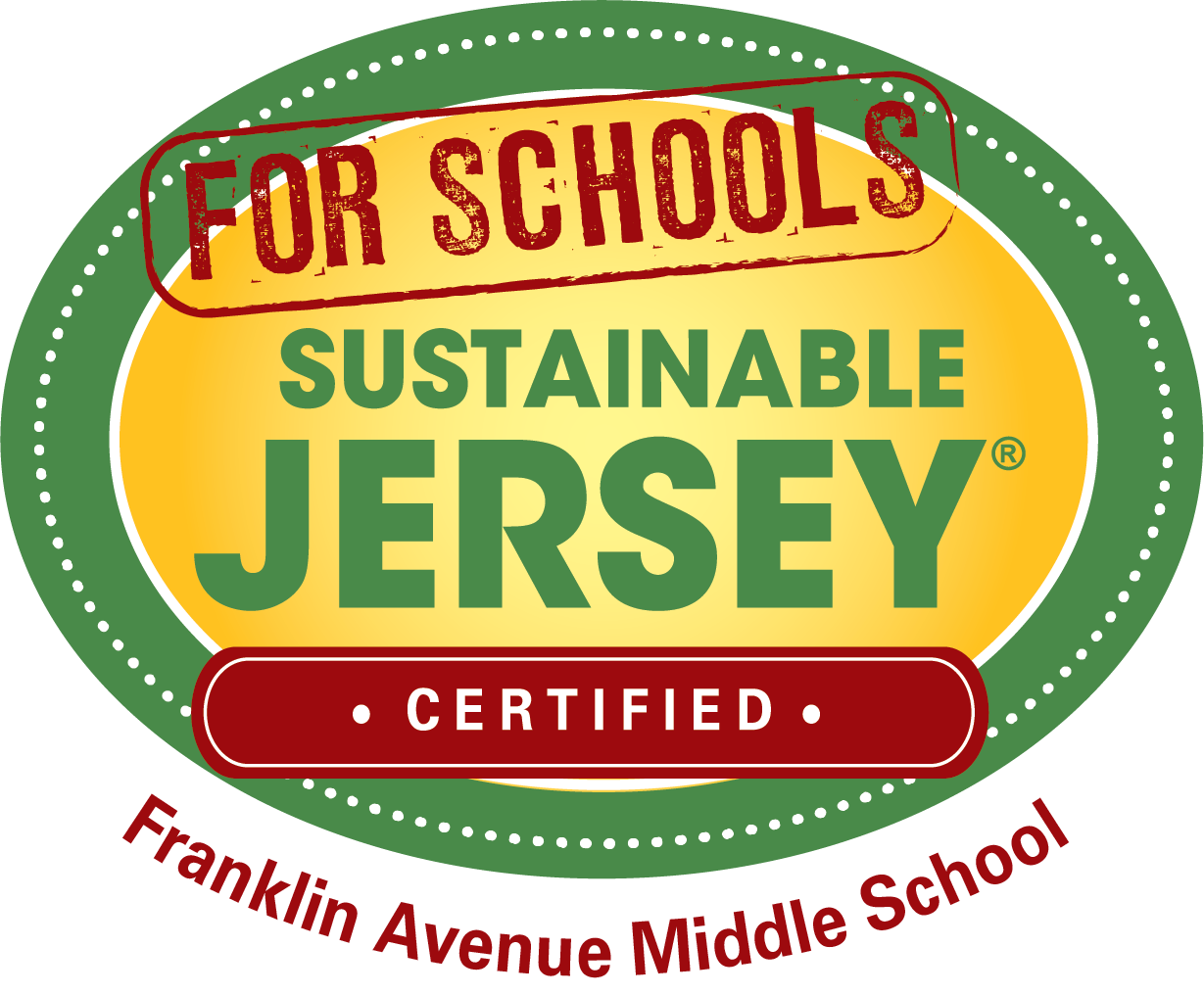 Sustainable Jersey for Schools Certified Award Logo